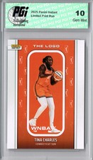 Tina Charles 2025 WNBA The Logo #LOGO-14 Only 1,447 Made Rare Card PGI 10