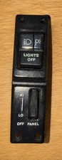 84-88 Pontiac Fiero Dash Panel Headlight Dimmer Switch Trim Panel Oem