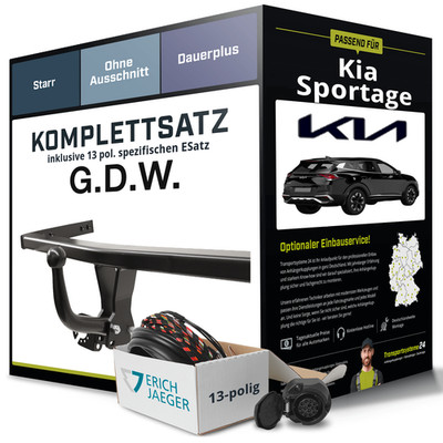 Anhängerkupplung starr für KIA Sportage +ESatz NEU