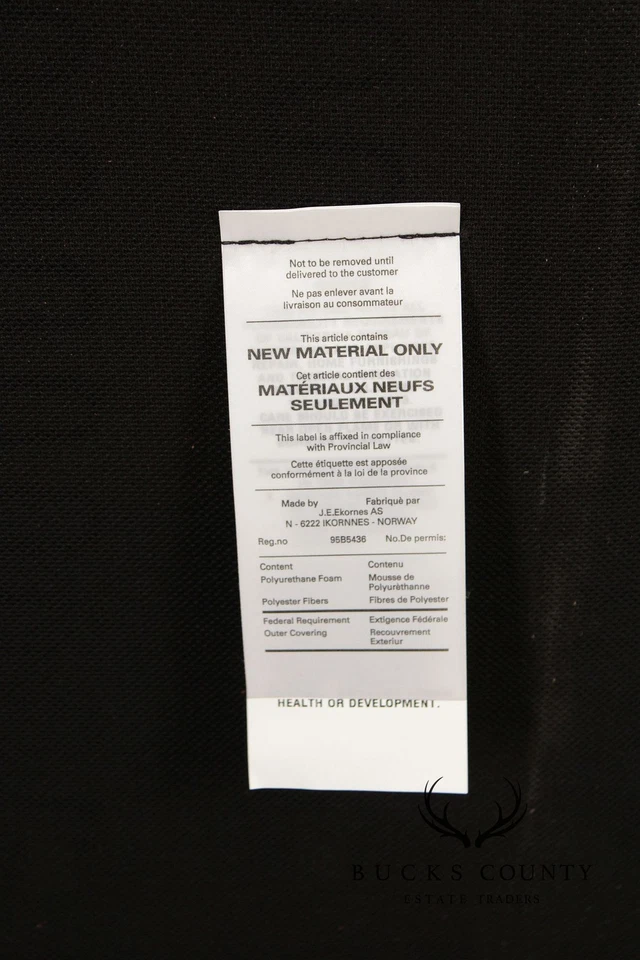 Sofá loveseat de cuero rojo Stressless Ekornes Foto 3 de 4