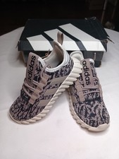 Adidas Kaptir Flow Shoes 'Grey / Grey /Core BLK' JQ7333 New Kids SZ 1