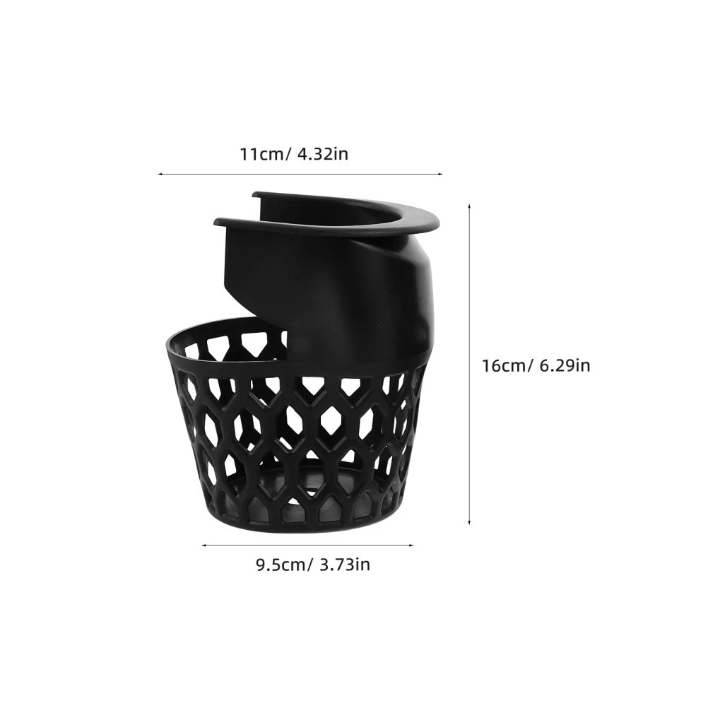 6Pcs Pool Table Accessories Black PVC Billiard Drop Pockets Set