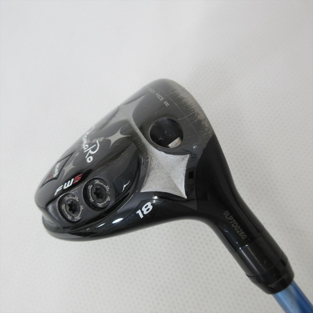 RomaRo ロマロ 5W Ray TypeR FW 18° RomaRo Fairway RomaRo Ray V V2 FW 5W 18° Stiff Speeder 757