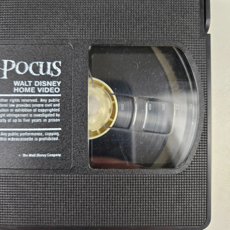 Hocus Pocus VHS 1994 Walt Disney Bette Midler Sarah Parker Family Halloween Foto 3 de 4