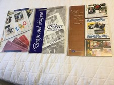 Lot of 3 Creative Memories Ideas for Scrapbook Pages Design and Layout Ideas Vtg