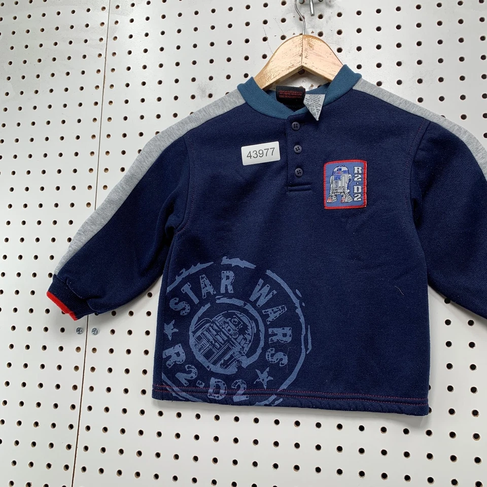 Sudadera De Colección Star Wars R2 D2 Niños 4T Niños Manga Larga  Foto 2 de 4
