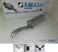 Imasaf ESD Auspuff Endtopf+Anbauteile für Audi A4 (B5) + Avant 2.5 TDI 1997-2001