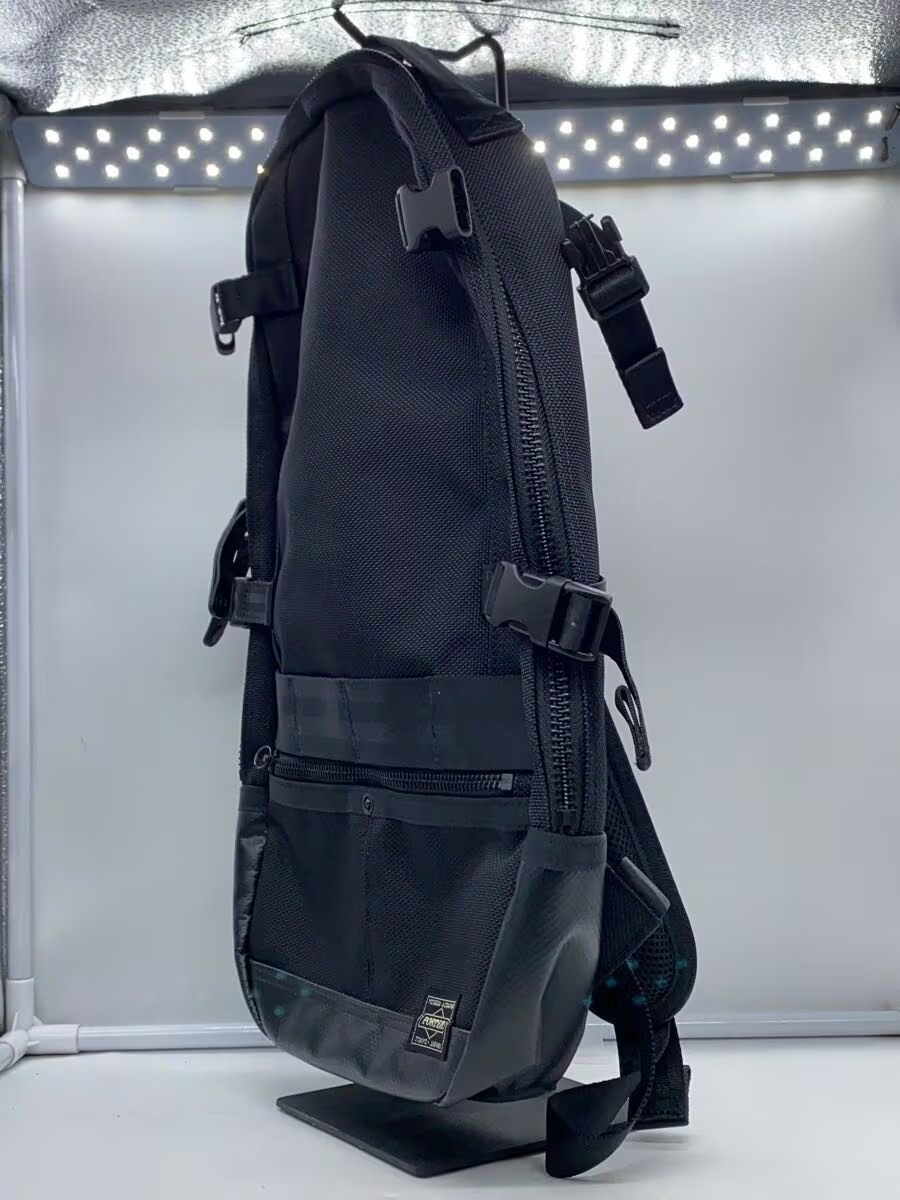 Porter Backpack Polyester Blk Solid KEo85 - image 2