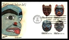 Mayfairstamps US FDC 1980 Indian Masks Combo First Day Cover aax_56931
