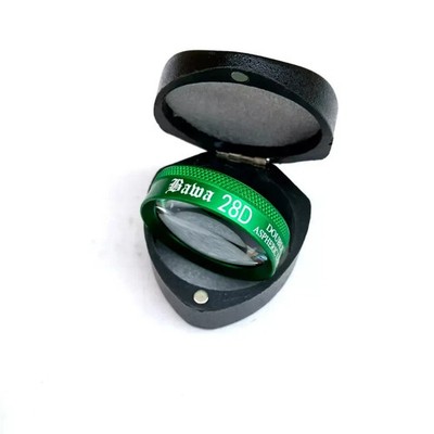 Best Deal 28D Double Aspheric Lens For Eyes Examination With Protective Case
