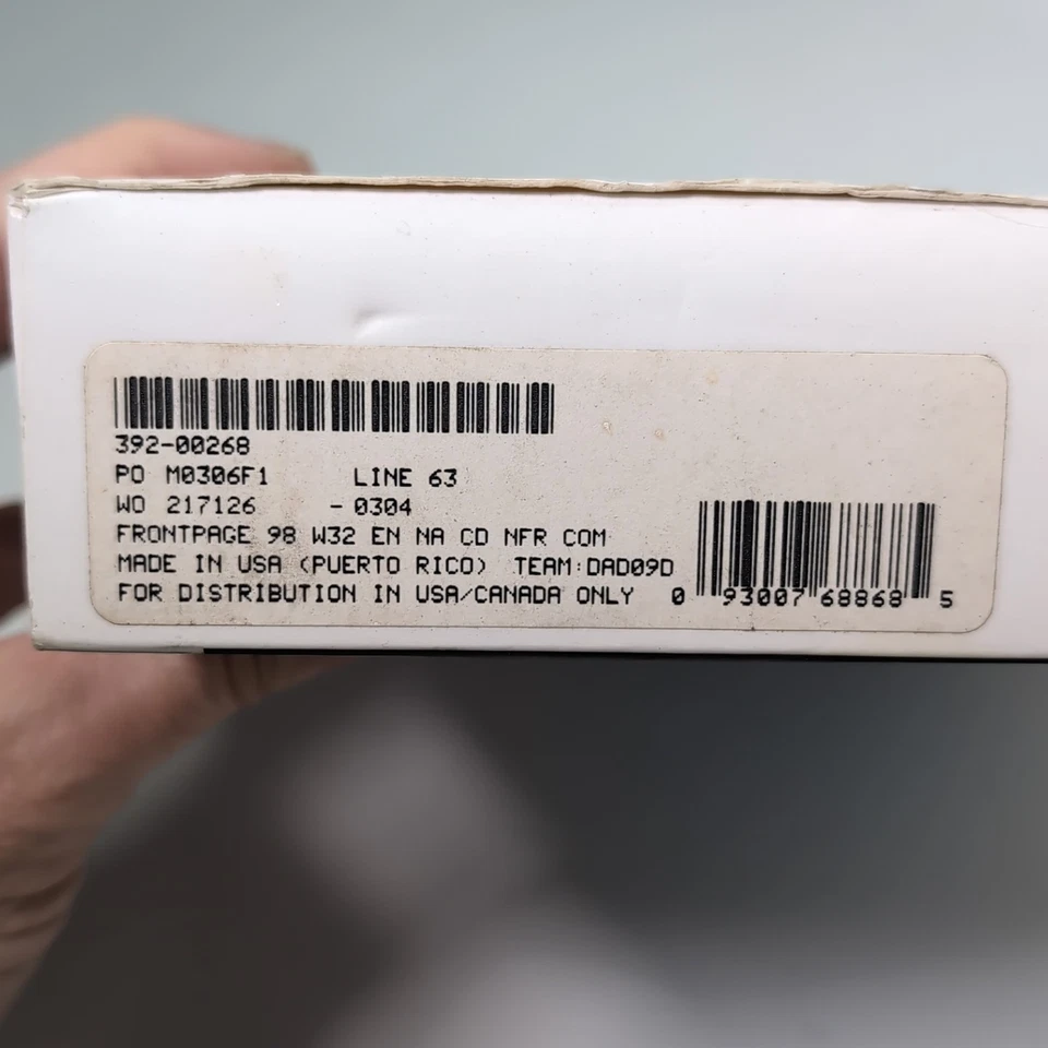 Microsoft FrontPage 98 Unopened - Image 3 of 4