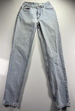 90s Levi's 512 Slim Fit Tapered Leg Jean Sz 7 Light Wash Denim 27x33 mom VTG