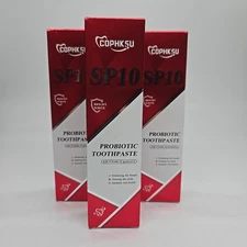 2 Natural Mint Probiotic Bright White Whitening Oral Health Toothpaste SP10 NEW