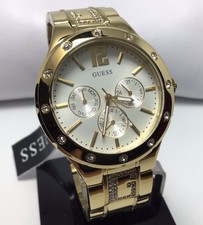 Guess Steel Women’s Watch - Gold Plated, Multifunction, 5ATM
