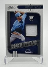 Josh Fleming 2021 Panini Absolute Relic Jersey Rookie RC ( Rays )