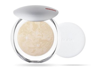 PUPA Luminys Powder Wypiekany puder do twarzy z lusterkiem - 01 Ivory Beige 9g