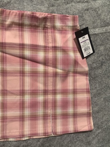 Art Class Girl's Size Medium (8) Notch Pink Plaid Pencil Skirt NWT 0266 - Picture 4 of 10