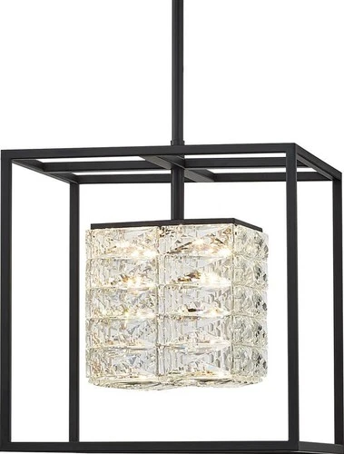Quoizel PCDZ2812 Dazzle 12"W Crystal Pendant - Black - Picture 1 of 12