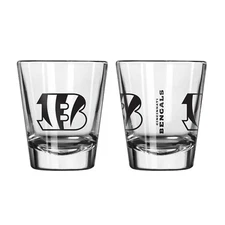 Cincinnati Bengals Boelter NFL Gameday 2oz Shot Glass FREE SHIP!!