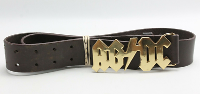 Vintage AC/DC Belt Buckle and Leather Belt | eBay display picture 3