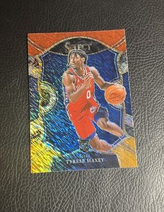 2020-21 Select TYRESE MAXEY Tri-Color Concourse Prizm  76ers RC Rookie #81
