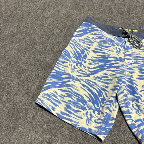 Katin Board Shorts Men's 31 Blue 9" Inseam Beach Swimwear Surf - Picture 5 of 10