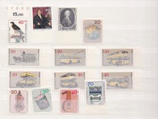 Berlin, Lot Jahrgang 1973, postfrisch