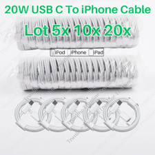 1X-20x Lot PD 20W USB C Fast Charger Cable For iPhone14/13/12/11/Pro Type C Cord