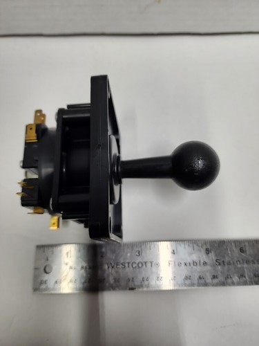 NEW HAPP STYLE JOYSTICK BALL TOP HANDLE 8 WAY BLACK ARCADE MAME JAMMA JOYSTICK - Picture 4 of 4