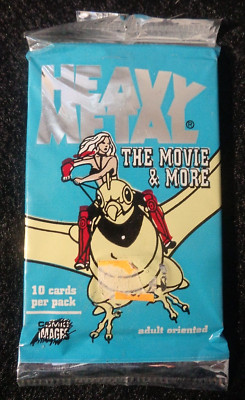 Heavy Metal ''The Movie & More'' Sealed Card Pack Comic Images Very Rare (1)