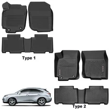OEDRO Floor Mats Liners For 2013-2018 Toyota RAV4 Front & Rear TPE All Weather