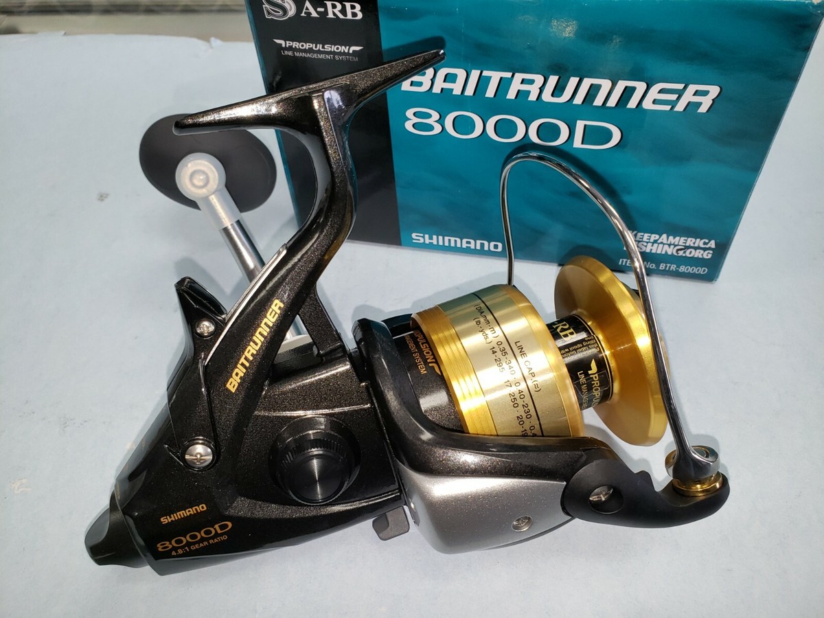 Shimano Baitrunner BTR8000D Saltwater Spinning Reel 22255117647| eBay