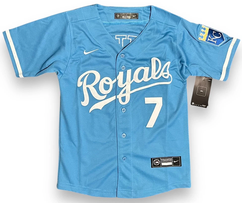 Camiseta Nike juvenil Bobby Witt Jr. Kansas City Royals (totalmente cosida) Foto 2 de 4