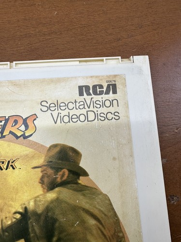 Raiders of the Lost Ark Making Of Great Movie Stunts Ced Video Disc Rare - Picture 6 of 7