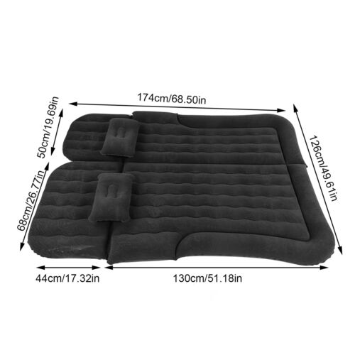 Inflatable Car Double Air Bed Car Boot Rear Rest Mattress Travel Camping UK` - Picture 7 of 12
