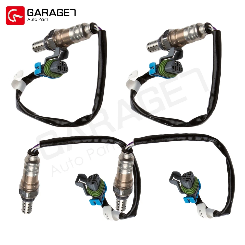 Sensor de oxígeno O2 aguas arriba+aguas abajo 4 piezas para Chevrolet Equinox GMC Terrain 13-15 3,6 L Foto 3 de 4