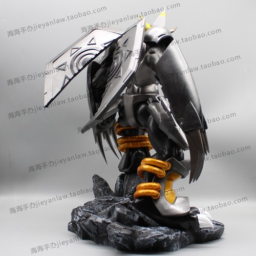 GK Digimon War Greymon PVC Figur Modell Statue gold schwarz 38,5 cm Sammlung Geschenk - Bild 15 von 26