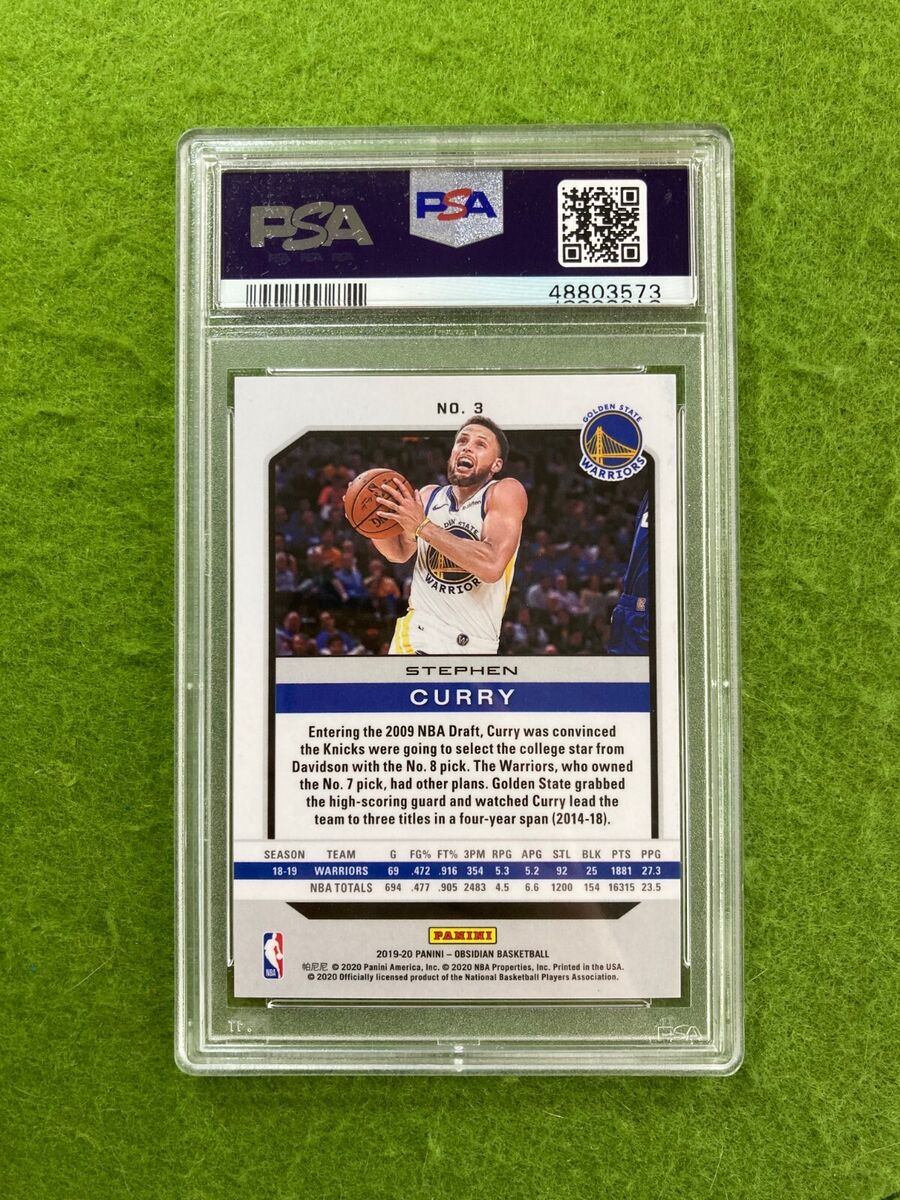 STEPHEN CURRY SILVER PRIZM CARD 9 PSA 2019-20 Obsidian STEPHEN CURRY SILVER PRIZM CARD 9 PSA 2019-20 Obsidian
