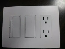 LEGRAND RADIANT 3 GANG RECEPTACLE OUTLET ON/OFF SWITCH DIMMER NEW NO BOX