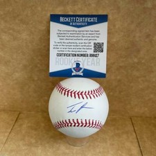 IVAN JOHNSON CINCINNATI REDS ROOKIE YEAR SIGNED AUTO M.L. BASEBALL BAS R98127