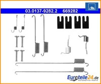 ZubehöRsatz, Bremsbacken Ate 03.0137-9282.2 FüR Land Rover