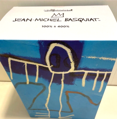 MEDICOM TOY BE＠RBRICK JEAN-MICHEL BASQUIAT #9 100％ & 400％ ART 