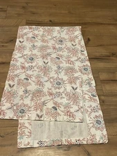 Threshold Multi Color Floral Table Runner 100% Cotton 51.5" x 14.5" ~ EUC