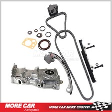 Timing Chain Kit W Oil Pump Fit 1998-2001 Nissan Altima 2.4l L4 Engine Ka24de