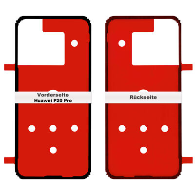 Huawei P20 Pro Akkudeckel Klebefolie Kleber Backcover Rahmen Adhesive Dichtung