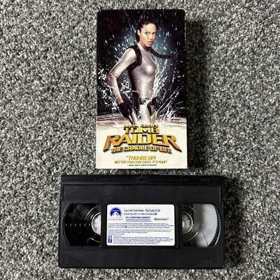 Lara Croft Tomb Raider Vhs Tape 2003 Angelina Jolie Directed by Jan De Bont