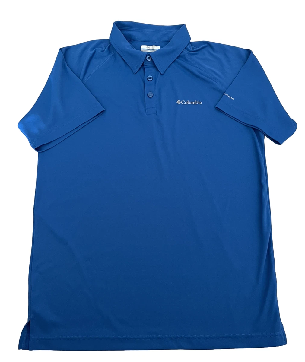 Columbia Sportswear Omni Freeze Polo Shirt Men s Medium Short Sleeve