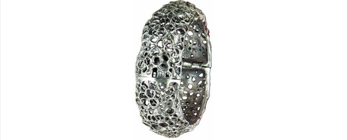 Bracelet Argent Massif TOULHOAT Bretagne - Motif Petits Trous Celtique - Neuf Avec écrin