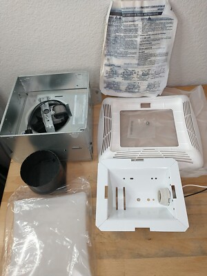NuTone 80 CFM Bathroom Exhaust Fan With Light Ceiling Mounted Model HB80RL | eBay