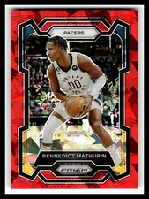 2023-24 Panini Prizm #14 Bennedict Mathurin Prizms Red Ice
